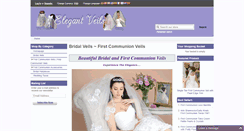 Desktop Screenshot of elegantveils.com