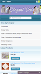 Mobile Screenshot of elegantveils.com